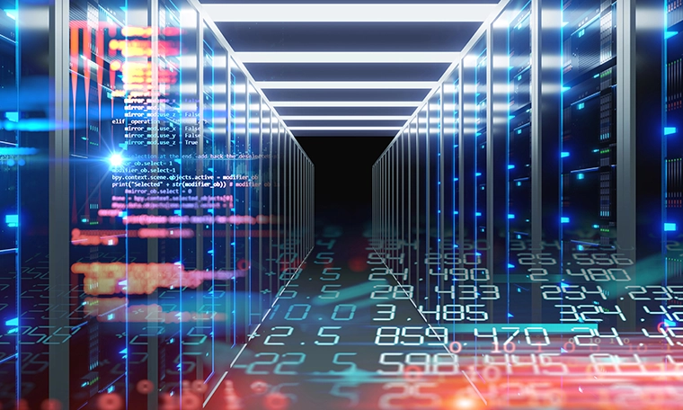 Programming code abstract technology background of software developer and Computer script.