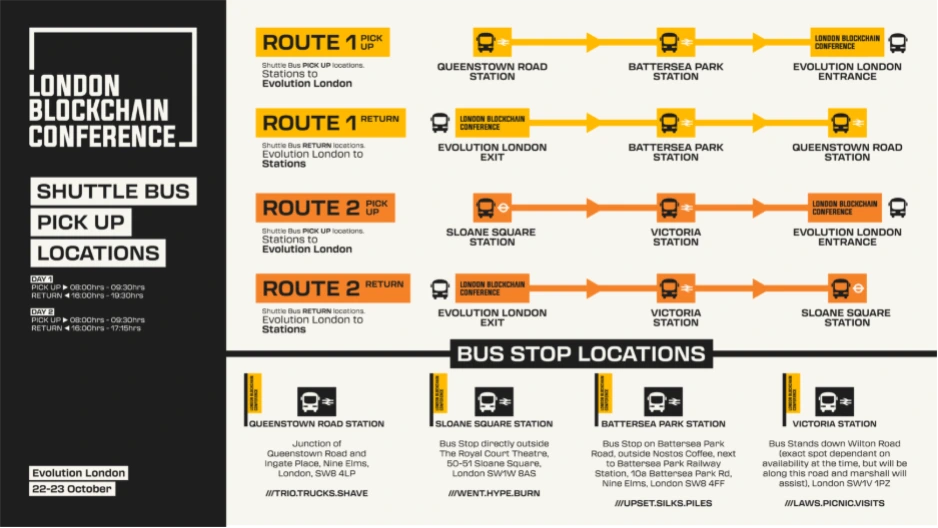 LBC 2025 shuttle bus pick up locations